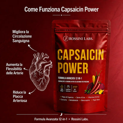 Capsaicin Power - Formula Avanzata per la  Circolazione e la Salute Cardiovascolare