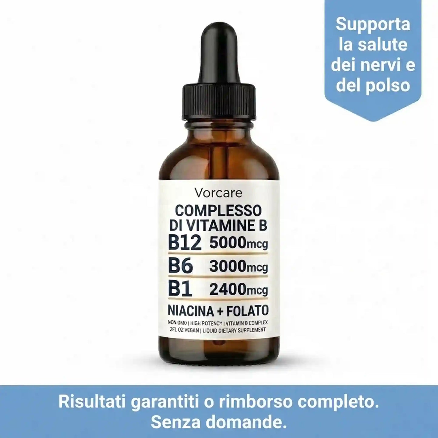 Complesso di Vitamine B Vorcare – Supporto per i nervi
