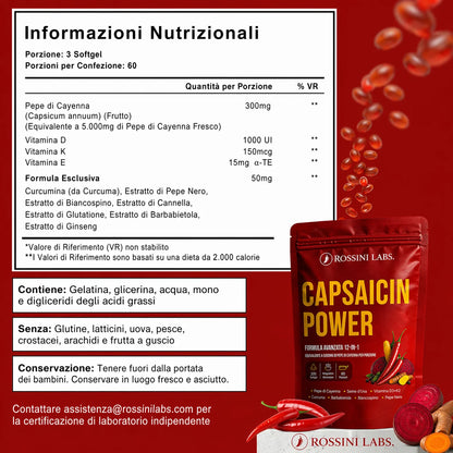 Capsaicin Power - Formula Avanzata per la  Circolazione e la Salute Cardiovascolare